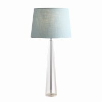 Laura Ashley Blake Large Table Lamp Crystal Polished Chrome Base Only