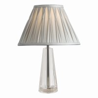 Laura Ashley Blake Small Table Lamp Crystal Polished Chrome Base Only