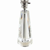 Laura Ashley Blake Small Table Lamp Crystal Polished Chrome Base Only