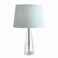 Laura Ashley Blake Small Table Lamp Crystal Polished Chrome Base Only