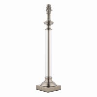 Laura Ashley Winston Table Lamp Antique Chrome & Glass Base Only