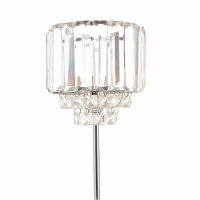 Laura Ashley Vienna Table Lamp Crystal & Polished Chrome