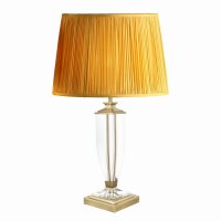 Laura Ashley Carson Medium Table Lamp Antique Brass & Crystal Base Only