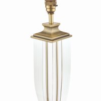 Laura Ashley Carson Large Table Lamp Antique Brass & Crystal Base Only