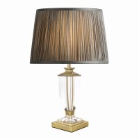 Laura Ashley Carson Small Table Lamp Antique Brass & Crystal Base Only