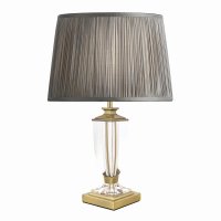 Laura Ashley Carson Small Table Lamp Antique Brass & Crystal Base Only