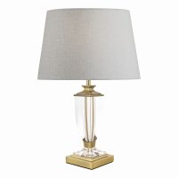 Laura Ashley Carson Small Table Lamp Antique Brass & Crystal Base Only