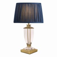 Laura Ashley Carson Small Table Lamp Antique Brass & Crystal Base Only