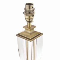 Laura Ashley Carson Small Table Lamp Antique Brass & Crystal Base Only