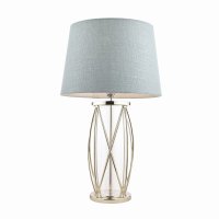 Laura Ashley Beckworth Large Table Lamp Polished Nickel Glass Base Only