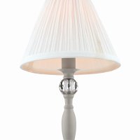 Laura Ashley Ellis Table Lamp Grey with Grey Shade