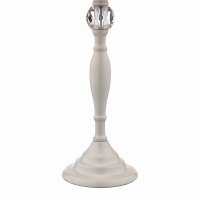 Laura Ashley Ellis Table Lamp Grey with Grey Shade
