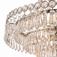 Laura Ashley Enid 5lt Chandelier Polished Nickel & Cut Glass
