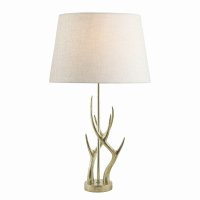 Laura Ashley Mulroy Antler Table Lamp Champagne Base Only