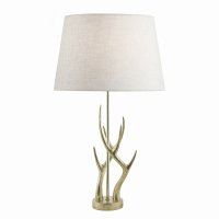 Laura Ashley Mulroy Antler Table Lamp Champagne Base Only