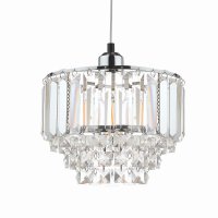 Laura Ashley Vienna Easy Fit Pendant Crystal & Polished Chrome