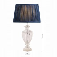 Laura Ashley Meredith Small Table Lamp Cut Glass Crystal Base Only