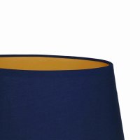 Laura Ashley Archer Table Lamp Leaf Design Gold with Shade