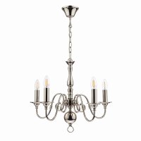 Laura Ashley Winchester 5lt Pendant Polished Nickel