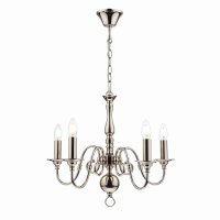 Laura Ashley Winchester 5lt Pendant Polished Nickel