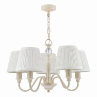 Laura Ashley Ellis 5lt Pendant Ivory with Shades