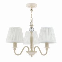 Laura Ashley Ellis 3lt Pendant Ivory with Shades