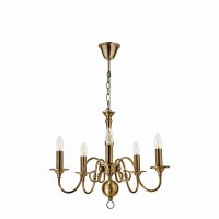 Laura Ashley Winchester 5lt Pendant Antique Brass Fitting Only