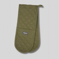 Dexam Love Colour Double Oven Gloves - Olive Green
