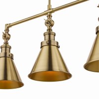 Laura Ashley Rufus 3lt Bar Pendant Antique Brass