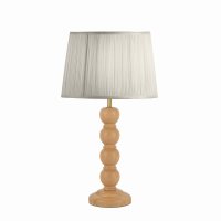 Laura Ashley Maria Table Lamp Wood & Antique Brass Base Only