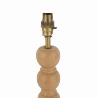 Laura Ashley Maria Table Lamp Wood & Antique Brass Base Only