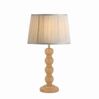 Laura Ashley Maria Table Lamp Wood & Antique Brass Base Only