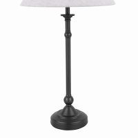 Laura Ashley Ludchurch Table Lamp Industrial Black with Shade