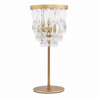 Laura Ashley Rhosill Table Lamp Crystal and Antique Brass