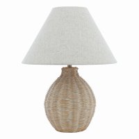 Laura Ashley Fernhill Table Lamp Matt Cream with Shade