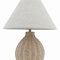 Laura Ashley Fernhill Table Lamp Matt Cream with Shade