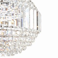 Laura Ashley Vienna 5lt Chandelier Crystal & Polished Chrome