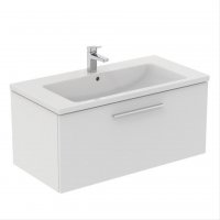 Ideal Standard i.life B Wall Hung 100cm 1 Drawer Matt White Vanity Unit