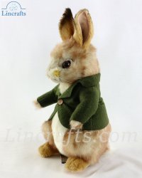 Soft Toy Dressed Boy Bunny Rabbit by Hansa (28cm) 7832