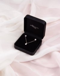 DiamonFire Silver Zirconia Hoop Earrings