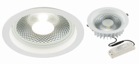 Knightsbridge 230V 30W COB LED Recessed Commercial Downlight 4000K - (CRDL30)