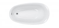 Carron Paradigm 1550 x 850mm Carronite Freestanding Bath includes Overflow & Waste