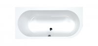 Carron Status 1600 x 725mm Right Hand Asymmetric Acrylic Bath