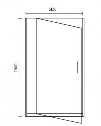 Spring 700mm Pivot Door