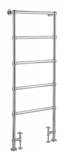 Bayswater Juliet Floor Mounted 1549 x 598mm Chrome Towel Rail