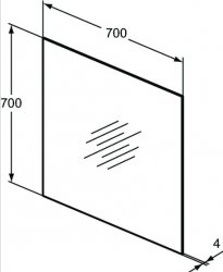Ideal Standard 70cm Mirror