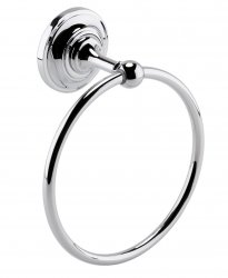 Bayswater Chrome Towel Ring