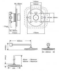 Mira Minilite BIR Shower Mixer