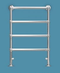 Bisque Osbourne Traditional Designer Towel Rail - 850mm x 600mm - Antique Bronze
