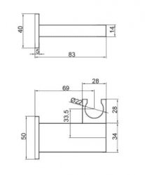 RAK Adjustable Shower Handset Wall Holder Bracket